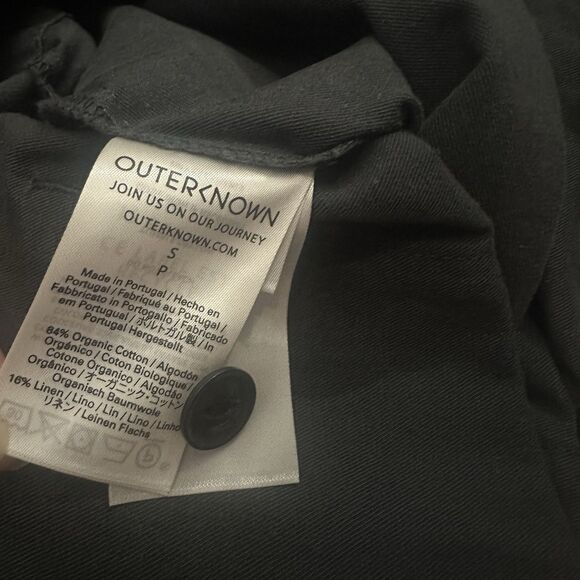 OUTERKNOWN S.E.A. Suit Jumpsuit Linen Cotton Coveralls Romper Boho S Minimalist - Picture 11 of 12